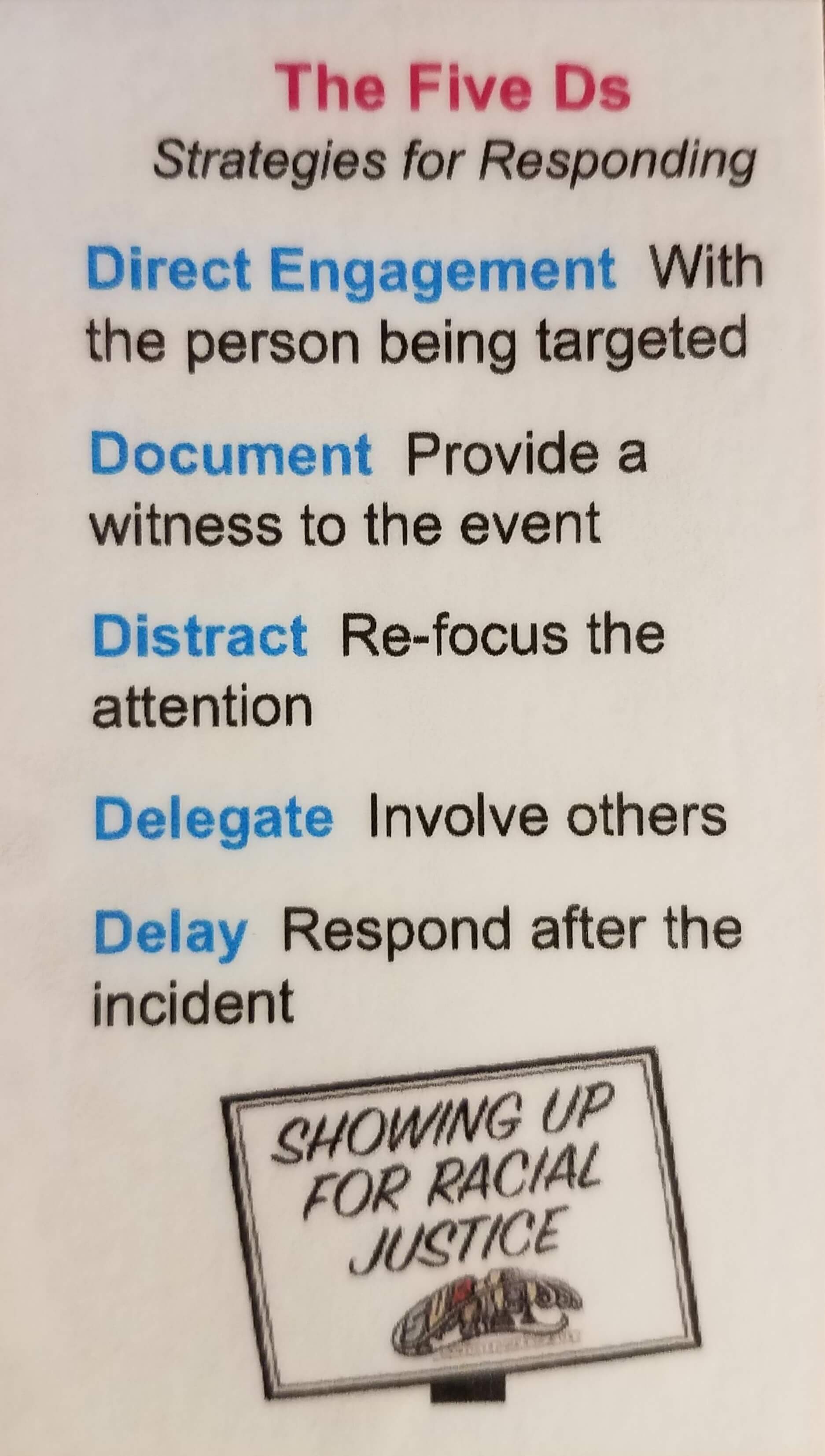 Harassment stopping tools
