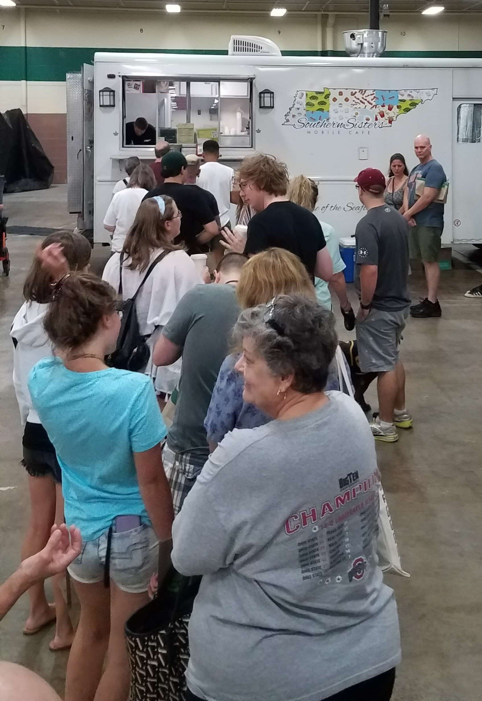 VeganFest Scruffy City Line for Impossible Burger
