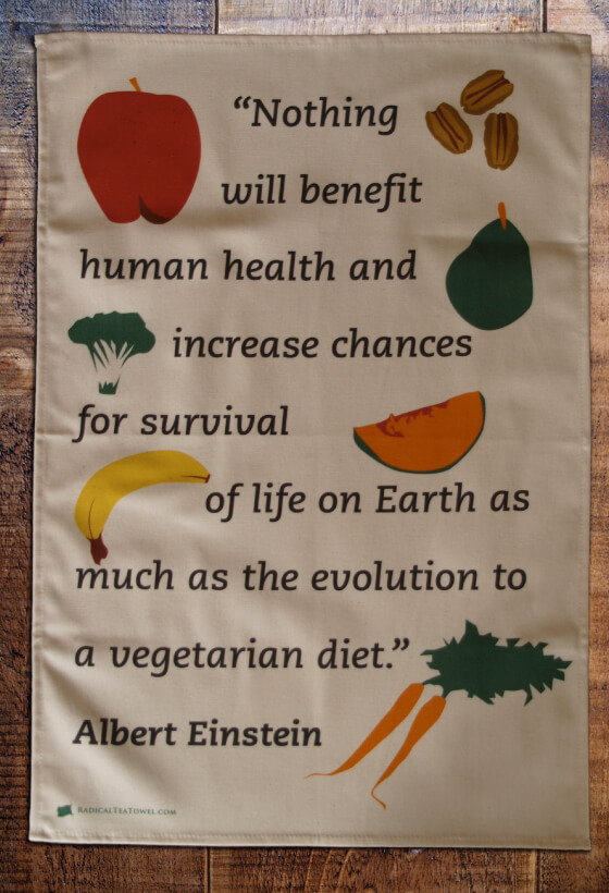 Tea Towel with political saying. Artistic activism. Activist gifts.