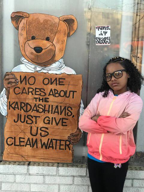 Mari Copeny highlights the Flint water crisis