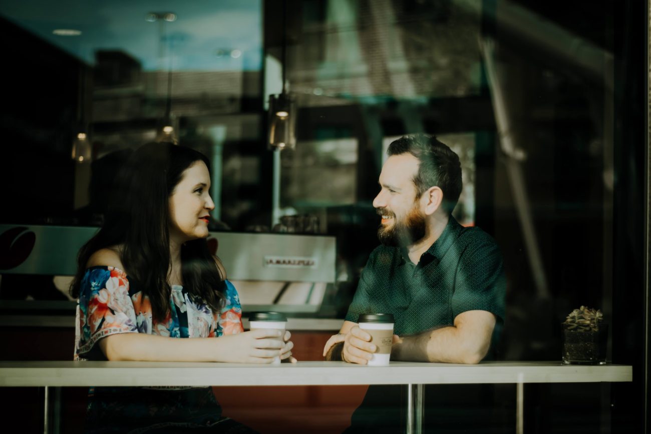 couple having coffee