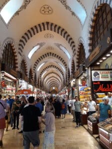 Spice market in Istanbul. Privilege definition.