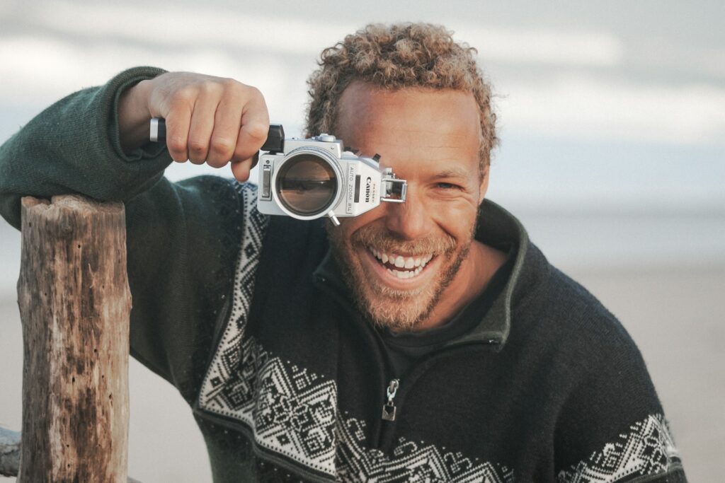 A happy man points a camera to take a picture. What kind of activism is right for me?